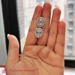 Load image into Gallery viewer, oval-shaped-baguette-diamond-stud-earrings-in-fdear10837-fancy1-nl-wg