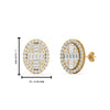 Load image into Gallery viewer, oval-shaped-baguette-diamond-stud-earrings-in-FDEAR10837ANGLE1-NL-YG