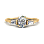 Load image into Gallery viewer, oval-shaped-bar-baguette-3-stone-diamond-engagement-ring-in-FDENS100OVR-NL-YG