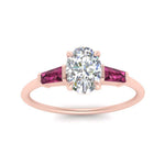 Load image into Gallery viewer, oval-shaped-bar-baguette-3-stone-pink-sapphire-engagement-ring-in-FDENS100OVRGSADRPI-NL-RG