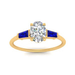 Load image into Gallery viewer, oval-shaped-bar-baguette-3-stone-sapphire-engagement-ring-in-FDENS100OVRGSABL-NL-YG