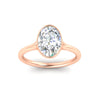 Load image into Gallery viewer, Oval Cut Bezel Set Diamond Solitaire Engagement Ring