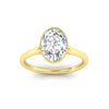 Load image into Gallery viewer, Oval Cut Bezel Set Diamond Solitaire Engagement Ring