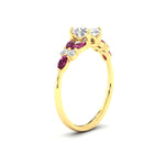 Load image into Gallery viewer, oval-shaped-big-floral-vintage-pink-sapphire-engagement-ring-in-yellow-gold-fdenr11603ovrgsadrpiangle2-nl-yg.jpg?v=1764930331