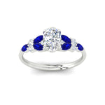 Load image into Gallery viewer, oval-shaped-big-floral-vintage-sapphire-engagement-ring-in-white-gold-fdenr11603ovrgsablangle5-nl-wg_c5affdcd-f753-4658-9fa1-c10d1bbd018f.jpg?v=1764930341
