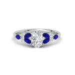 Load image into Gallery viewer, oval-shaped-big-floral-vintage-sapphire-engagement-ring-in-white-gold-fdenr11603ovrgsablsleep-nl-wg.jpg?v=1764930331