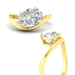Load image into Gallery viewer, oval-shaped-curve-wave-diamond-solitaire-engement-ring-in-yellow-gold-fd11566ovr-nl-yg.jpg