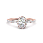Load image into Gallery viewer, oval-shaped-diamond-halo-petite-engagement-ring-in-rose-gold-FD8523OVRANGLE3-NL-RG