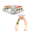 Load image into Gallery viewer, oval-shaped-diamond-swirl-channel-set-emerald-wedding-ring-in-rose-gold-FDENS4028OVRGEMGRANGLE3-NL-RG_b9659522-1635-4e2e-85ca-abfe5eec1873.jpg?v=1754996112