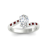 Load image into Gallery viewer, oval-shaped-diamond-swirl-channel-set-ruby-wedding-ring-in-white-gold-FDENS4028OVRGRUDRANGLE5-NL-WG_13e23a56-6297-4953-a1cb-98345118c5e8.jpg?v=1754996114