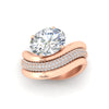 Load image into Gallery viewer, oval-shaped-dual-bands-with-wave-solitaire-ring-in-rose-gold-fdens11566ov-nl-rg-w3.jpg