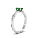 Load image into Gallery viewer, oval-shaped-emerald-engagement-ring-in-white-gold-FD8253OVRGEMGR-NL-WG-GS.jpg