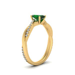 Load image into Gallery viewer, oval-shaped-emerald-engagement-ring-in-yellow-gold-FD8253OVRGEMGR-NL-YG-GS.jpg