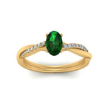 Load image into Gallery viewer, oval-shaped-emerald-engagement-ring-in-yellow-gold-FD8253OVRGEMGR-NL-YG-GS.jpg