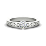 Load image into Gallery viewer, oval-shaped-filigree-single-stone-engagement-ring-in-white-gold-FDENS3289OVR-NL-WG.jpg?v=1763370596