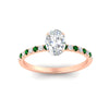 Load image into Gallery viewer, oval-shaped-french-pave-emerald-engagement-ring-in-rose-gold-FD11408OVRGEMGRANGLE5-NL-RG_742c864c-2dda-4c62-a433-b63f4c5a046e?v=1762849772