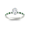 Load image into Gallery viewer, oval-shaped-french-pave-emerald-engagement-ring-in-white-gold-FD11408OVRGEMGRANGLE5-NL-WG_6f168fbd-27fb-47a7-974a-e98ea2438e5a?v=1762849771