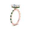 Load image into Gallery viewer, oval-shaped-hidden-halo-diamond-engagement-ring-with-emerald-in-rose-gold-FD10801OVRGEMGRANGLE2-NL-RG