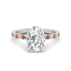 Load image into Gallery viewer, oval-shaped-hidden-halo-diamond-engagement-ring-with-orange-sapphire-in-white-gold-FD10801OVRGSAOR-NL-WG