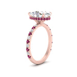 Load image into Gallery viewer, oval-shaped-hidden-halo-diamond-engagement-ring-with-pink-sapphire-in-rose-gold-FD10801OVRGSADRPIANGLE2-NL-RG