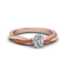 Load image into Gallery viewer, oval-shaped-infinity-twist-diamond-engagement-ring-with-orange-sapphire-in-14K-rose-gold-FD8253OVRGSAOR-NL-RG