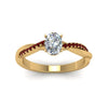 Load image into Gallery viewer, oval-shaped-infinity-twist-diamond-engagement-ring-with-ruby-in-14K-yellow-gold-FD8253OVRGRUDR-NL-YG