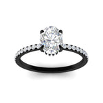 Load image into Gallery viewer, oval-shaped-pave-underhalo-engagement-ring-in-black-gold-FDENR11490OVRANGLE5-NL-BG.jpg?v=1761729750
