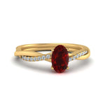 Load image into Gallery viewer, oval-shaped-ruby-engagement-ring-in-yellow-gold-FD8253OVRGRUDR-NL-YG-GS.jpg