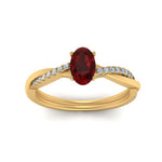 Load image into Gallery viewer, oval-shaped-ruby-engagement-ring-in-yellow-gold-FD8253OVRGRUDR-NL-YG-GS.jpg