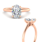 Load image into Gallery viewer, oval-shaped-stunning-solitaire-diamond-ring-in-rose-gold-FD11296OVRANGLE3-NL-RG