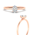 Load image into Gallery viewer, oval-shaped-thin-classic-solitaire-engagement-ring-in-rose-gold-fdens9358ovrangle3-nl-rg