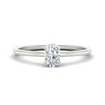 Load image into Gallery viewer, oval-shaped-thin-classic-solitaire-engagement-ring-in-white-gold-fdens9358ovrsleep-nl-wg