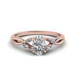 Load image into Gallery viewer, oval-shaped-twisted-petal-diamond-engagement-ring-in-14K-rose-gold-FD8300OVR-NL-RG.jpg