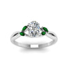 Load image into Gallery viewer, oval-shaped-twisted-petal-diamond-engagement-ring-with-emerald-in-14K-white-gold-FD8300OVRGEMGR-NL-WG.jpg