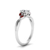 Load image into Gallery viewer, oval-shaped-twisted-petal-diamond-engagement-ring-with-ruby-in-14K-white-gold-FD8300OVRGRUDR-NL-WG.jpg