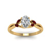 Load image into Gallery viewer, oval-shaped-twisted-petal-diamond-engagement-ring-with-ruby-in-14K-yellow-gold-FD8300OVRGRUDR-NL-YG.jpg