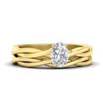Load image into Gallery viewer, oval-shaped-vine-inspired-solitaire-bridal-ring-set-in-yellow-gold-fdens8252ovsleep-nl-yg.jpg?v=1767085003