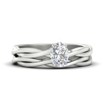 Load image into Gallery viewer, oval-shaped-vine-solitaire-bridal-ring-set-in-white-gold-fdens8252ovsleep-nl-wg.jpg?v=1767085003