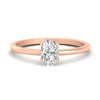 Load image into Gallery viewer, Tulip Solitaire Oval Ring