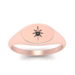 Load image into Gallery viewer, Oval Starburst Signet Ring