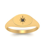Load image into Gallery viewer, Oval Starburst Signet Ring