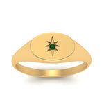 Load image into Gallery viewer, Oval Starburst Signet Ring