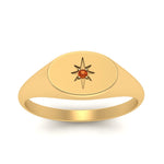 Load image into Gallery viewer, Oval Starburst Signet Ring
