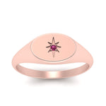 Load image into Gallery viewer, Oval Starburst Signet Ring