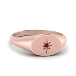 Load image into Gallery viewer, Oval Starburst Signet Ring