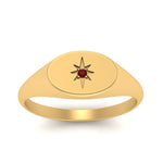 Load image into Gallery viewer, Oval Starburst Signet Ring