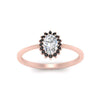 Load image into Gallery viewer, oval-sunflower-halo-black-diamond-engagement-ring-in-rose-gold-FD9704OVRGBLACK-NL-RG