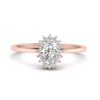 Load image into Gallery viewer, oval-sunflower-halo-diamond-engagement-ring-in-rose-gold-FD9704OVR-NL-RG