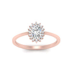 Load image into Gallery viewer, oval-sunflower-halo-diamond-engagement-ring-in-rose-gold-FD9704OVR-NL-RG