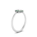 Load image into Gallery viewer, oval-sunflower-halo-emerald-engagement-ring-in-white-gold-FD9704OVRGEMGR-NL-wg